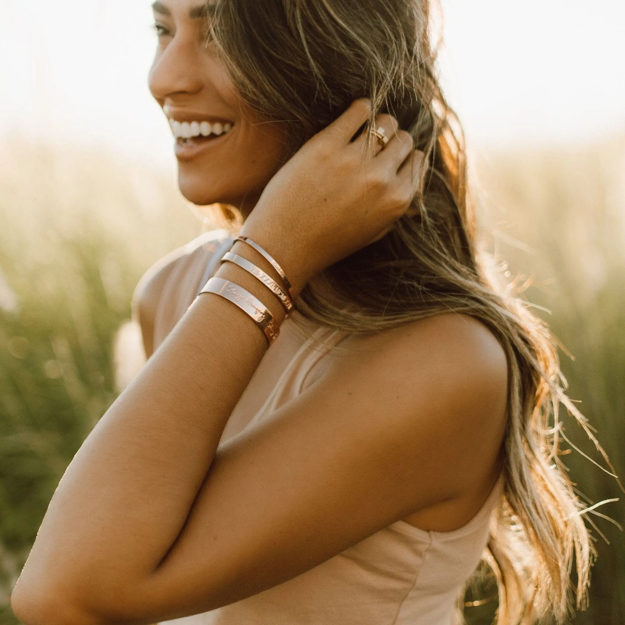 Custom Thin Classic Cuff sold by Capsul Jewelry product image thumbnail 3