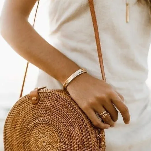 Custom Thin Classic Cuff sold by Capsul Jewelry product image thumbnail 4