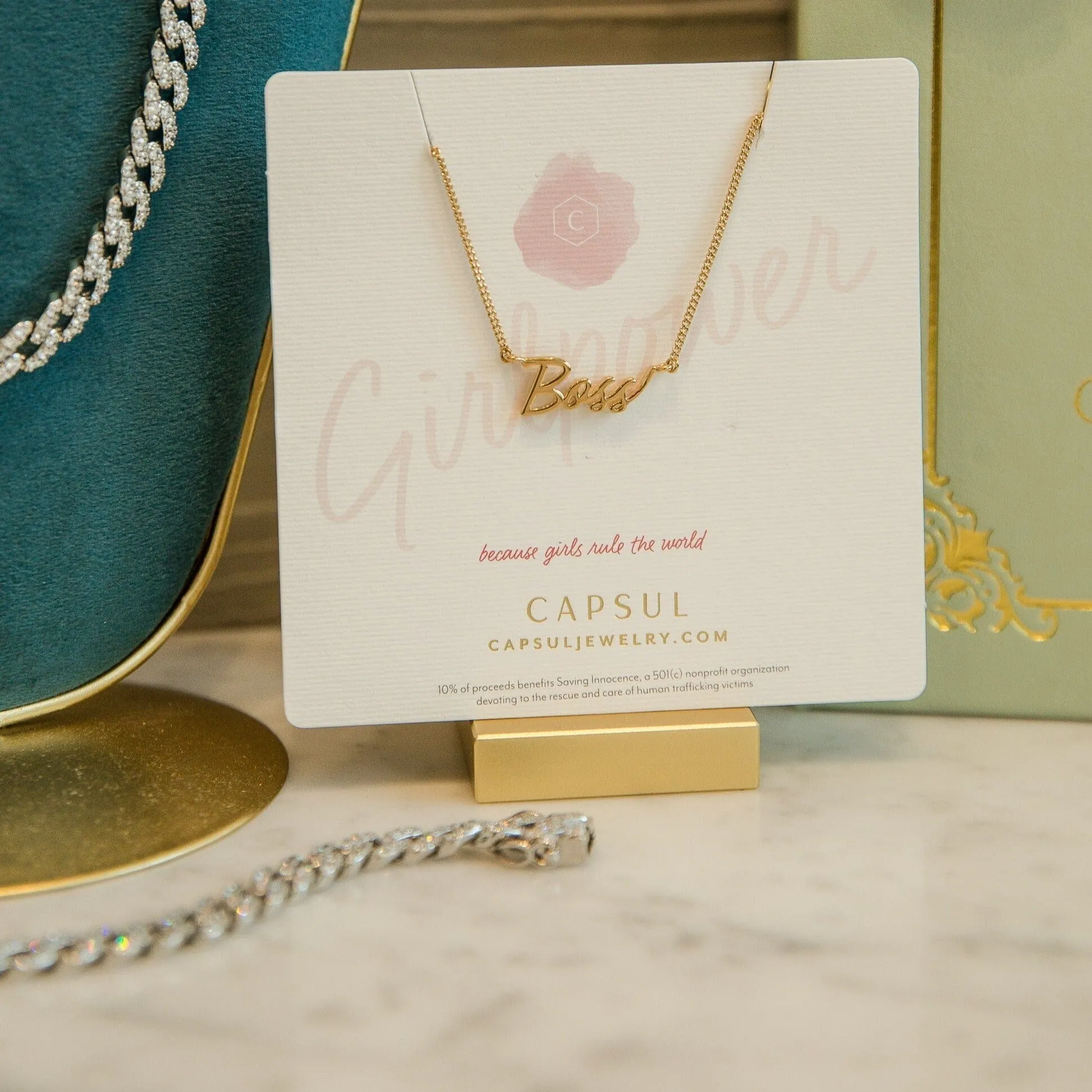 Boss Signature Necklace sold by Capsul Jewelry product image thumbnail 3