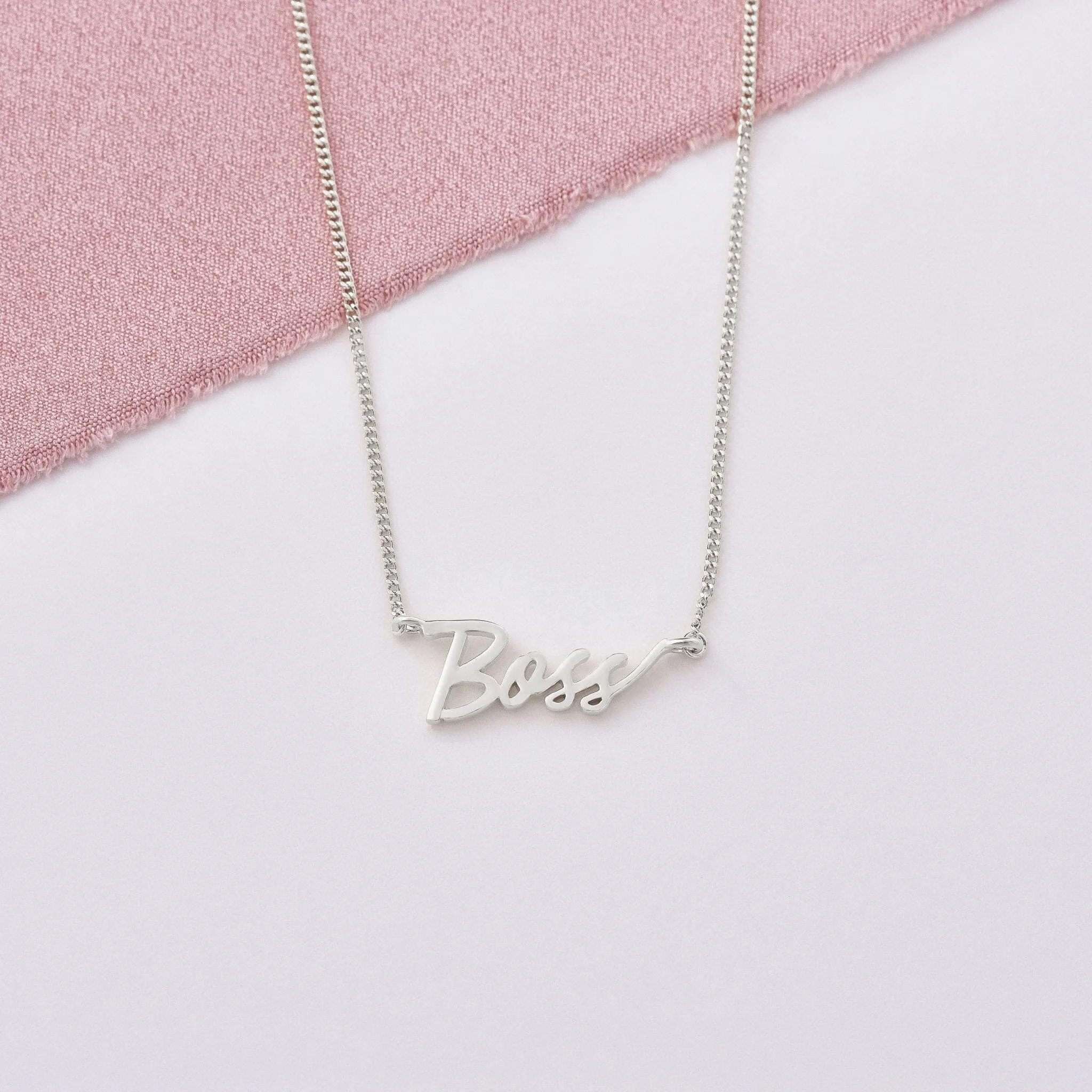 Boss Signature Necklace sold by Capsul Jewelry product image thumbnail 4