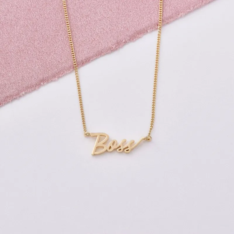 Boss Signature Necklace sold by Capsul Jewelry