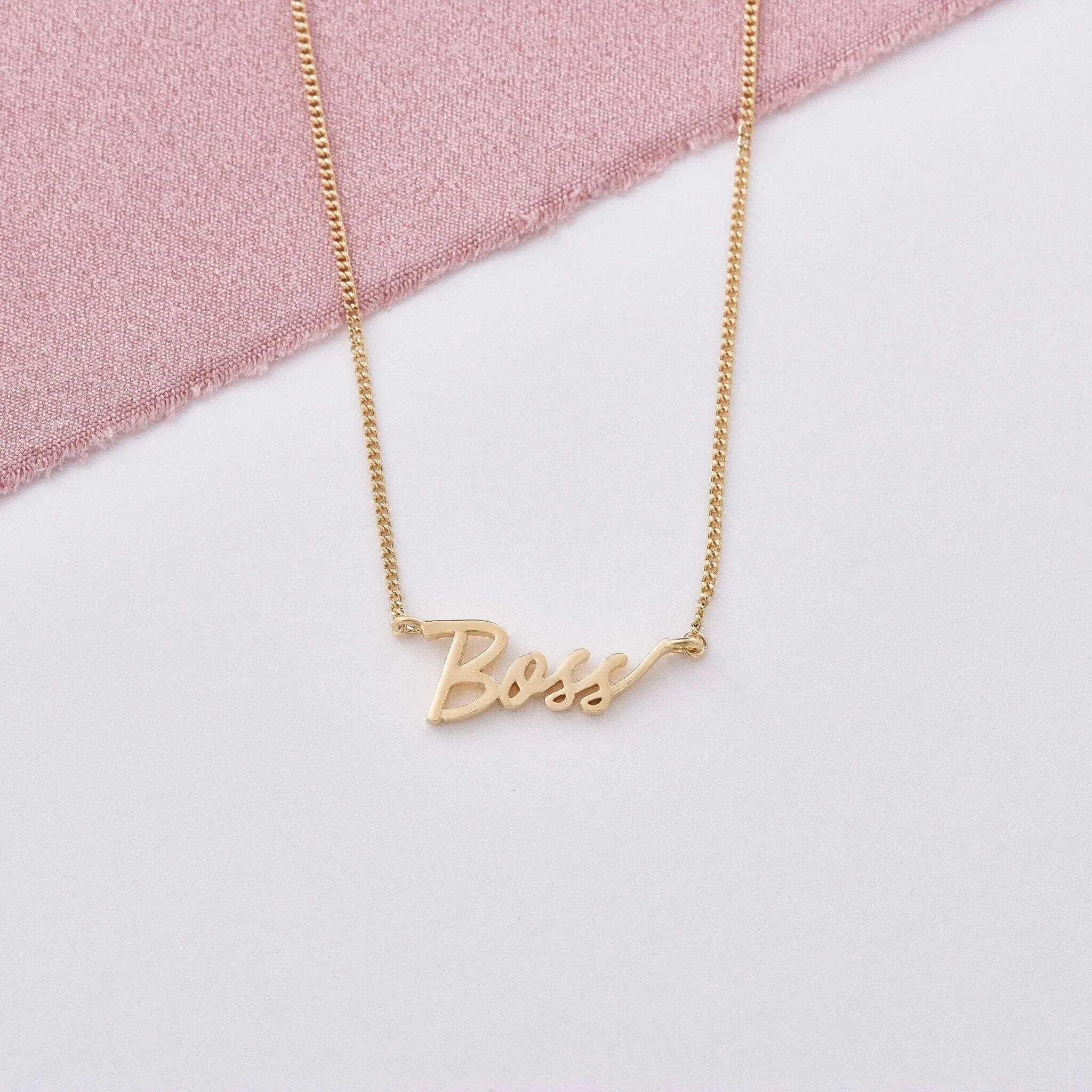 Boss Signature Necklace sold by Capsul Jewelry