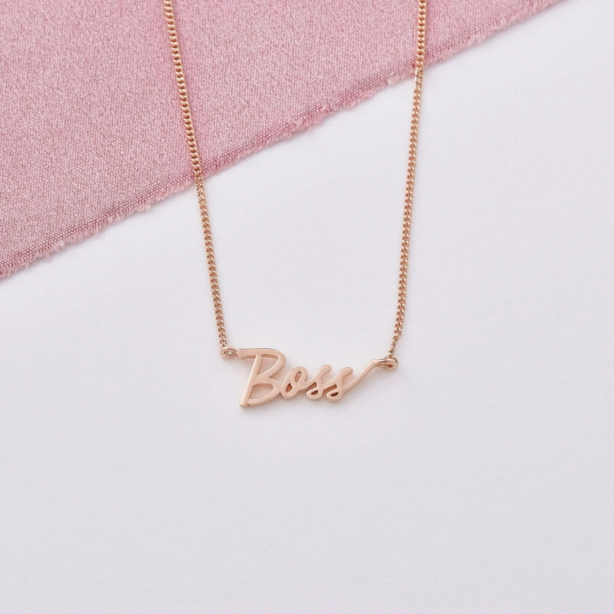 Boss Signature Necklace sold by Capsul Jewelry product image thumbnail 5