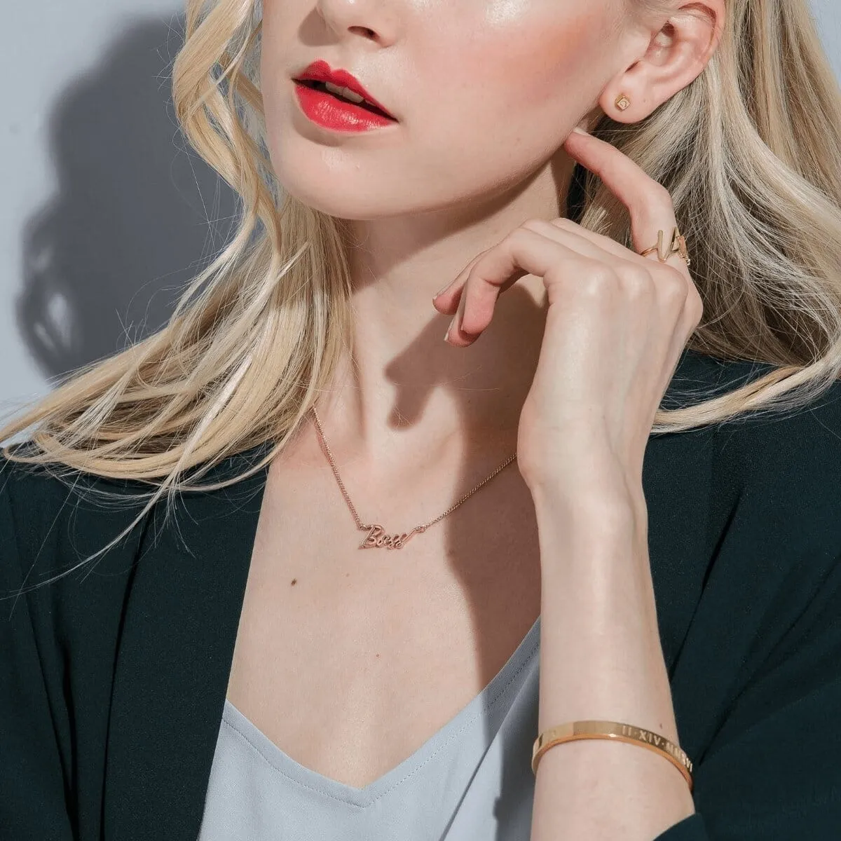 Boss Signature Necklace sold by Capsul Jewelry product image thumbnail 2