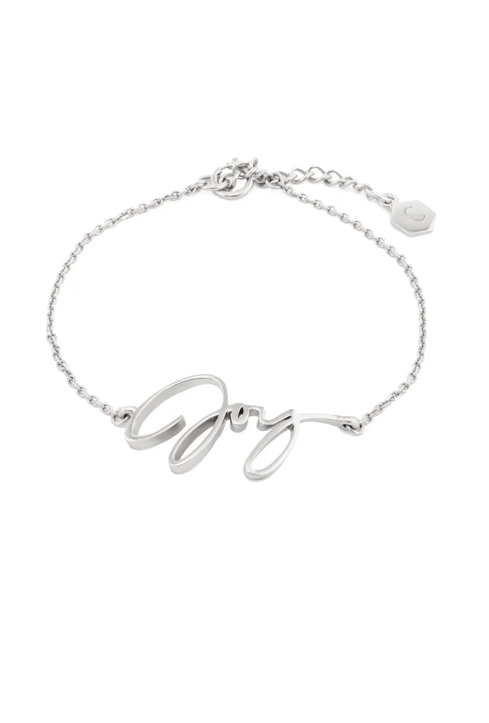 Sterling Silver Joy Signature Bracelet sold by Capsul Jewelry product image thumbnail 4