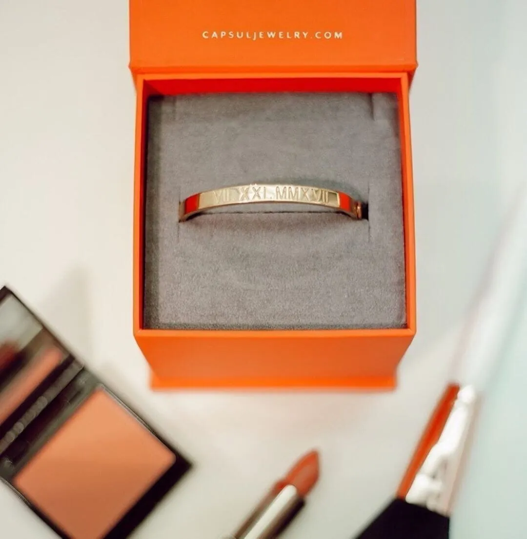 Custom Stainless Steel Hinge Bangle sold by Capsul Jewelry product image thumbnail 3