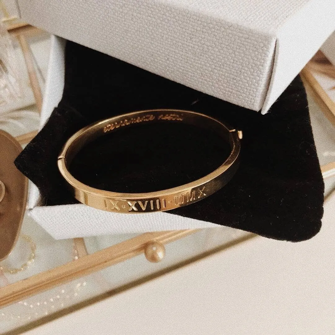 Custom Stainless Steel Hinge Bangle sold by Capsul Jewelry product image thumbnail 4
