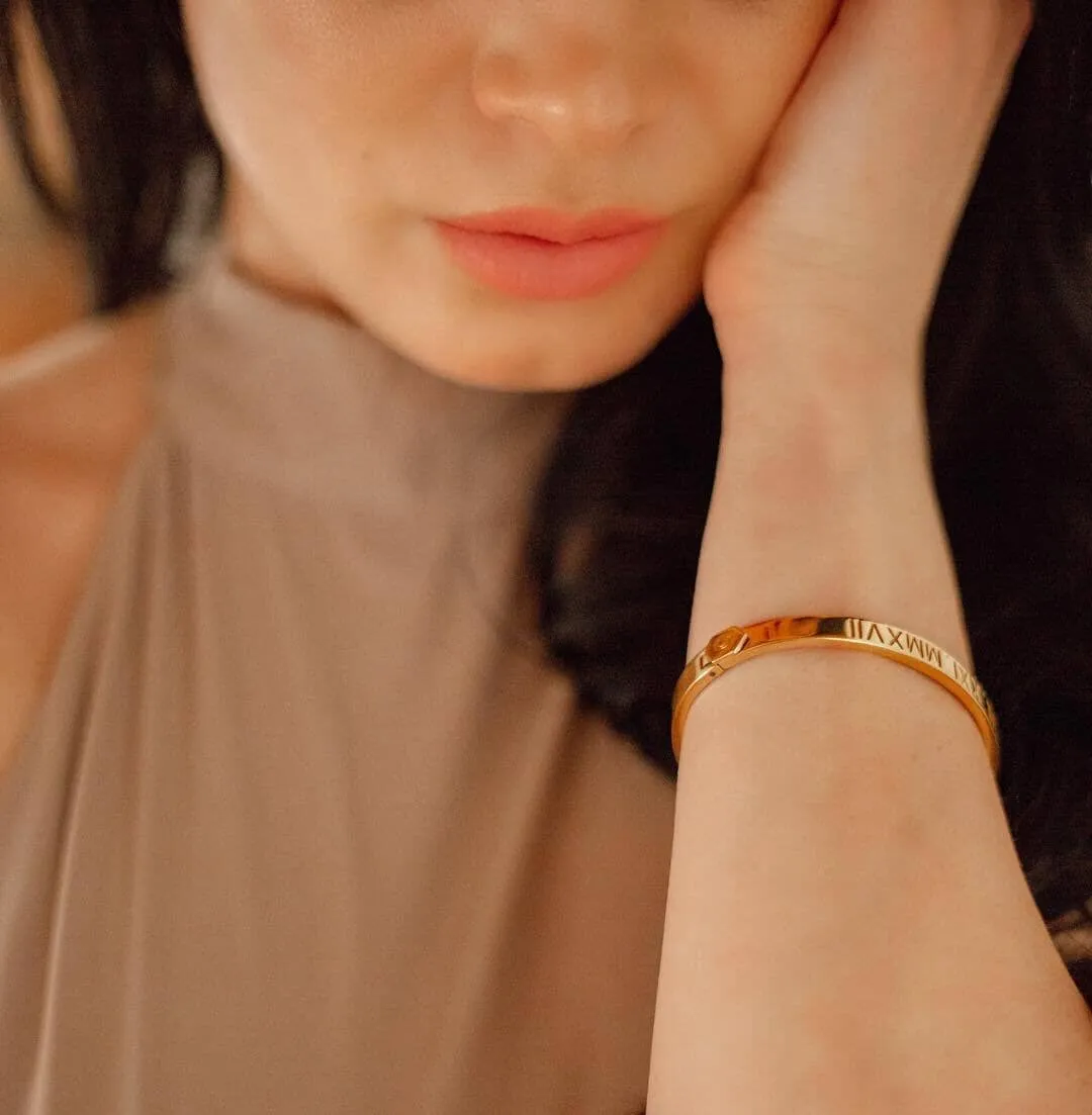 Custom Stainless Steel Hinge Bangle sold by Capsul Jewelry product image thumbnail 2