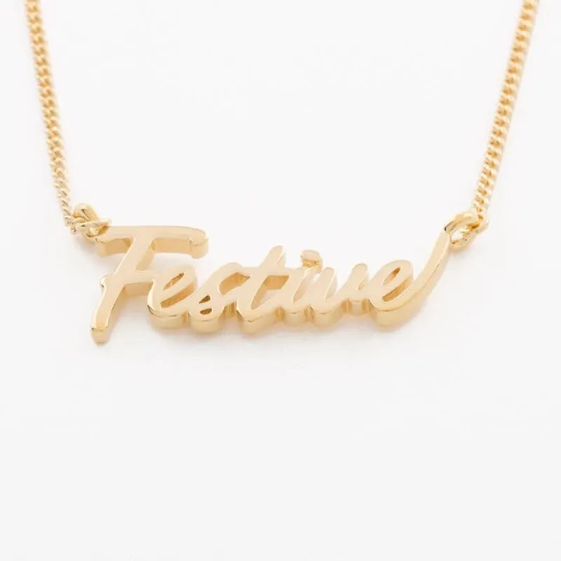 Festive Signature Necklace sold by Capsul Jewelry