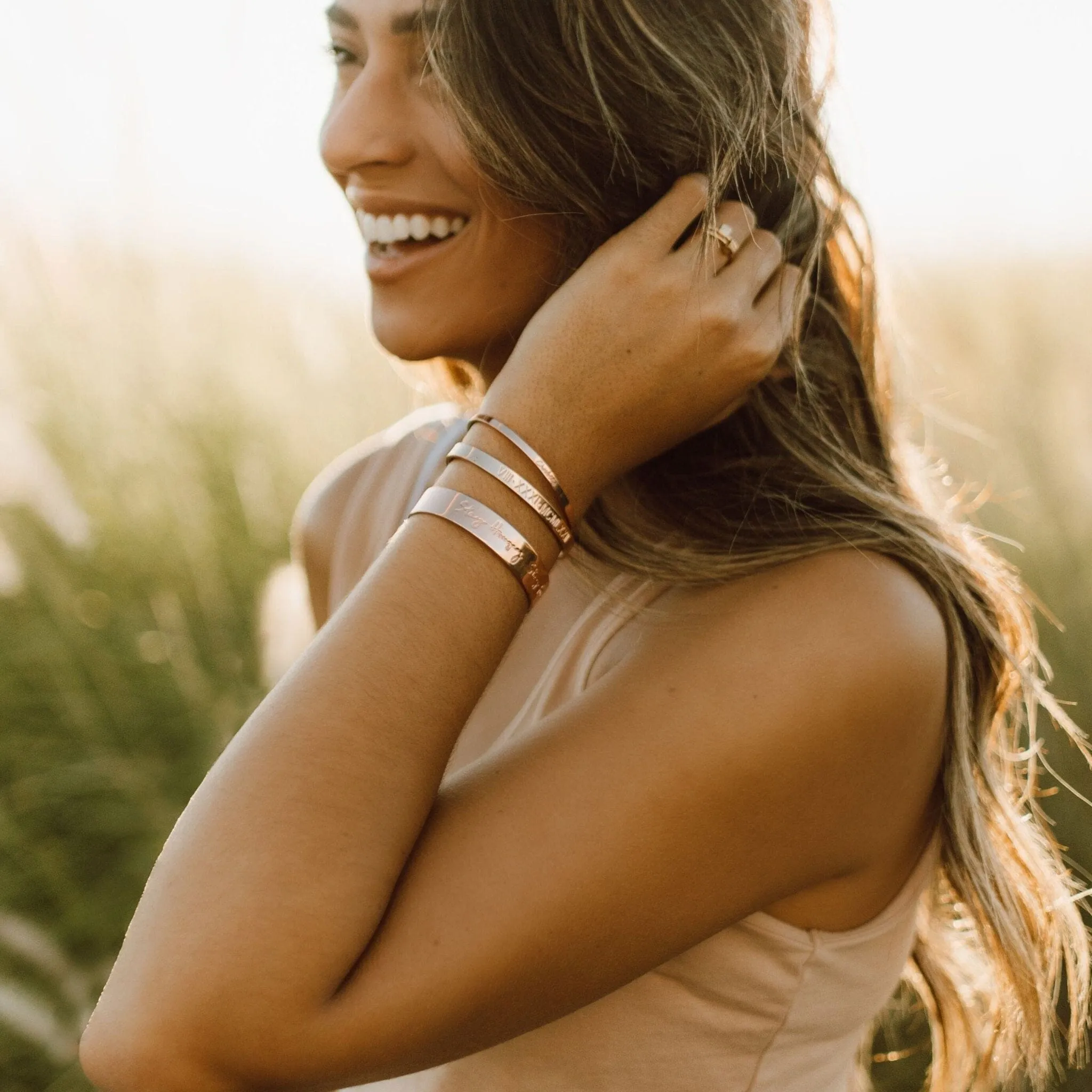 Custom Wide Classic Cuff sold by Capsul Jewelry product image thumbnail 5