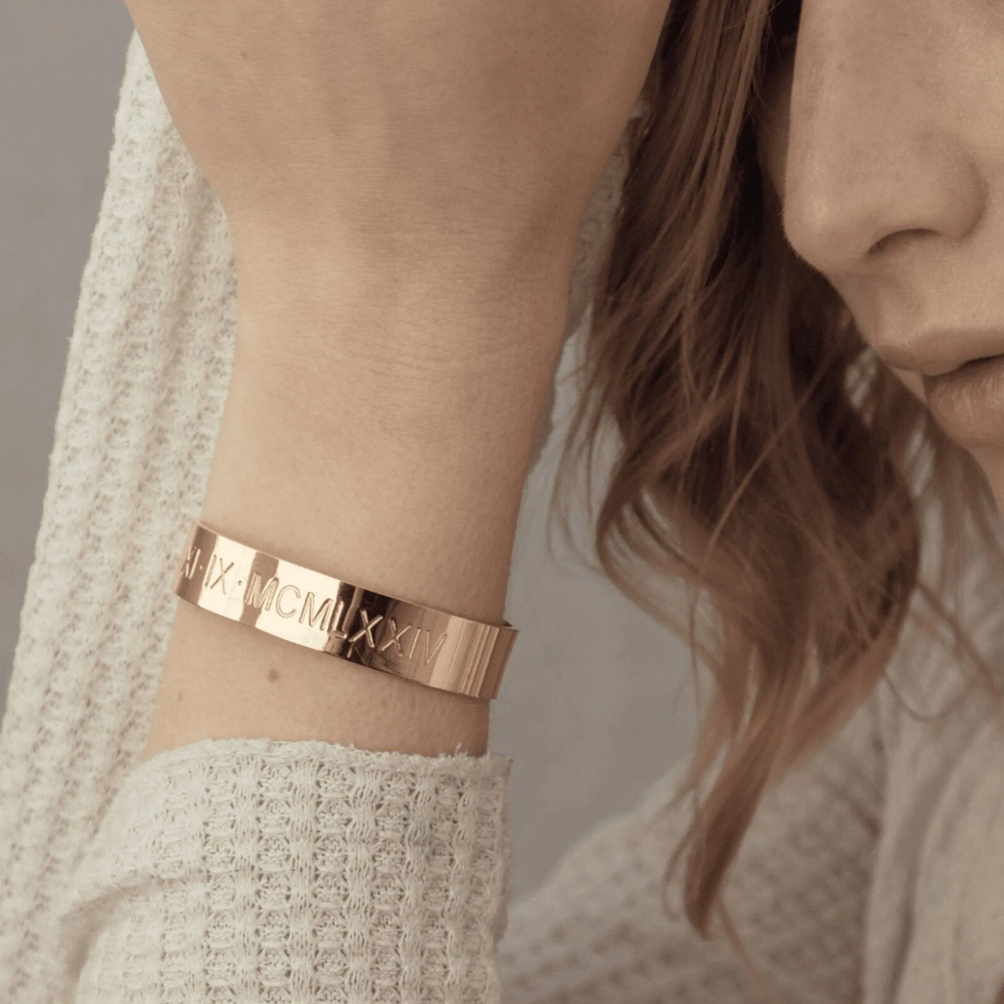 Custom Wide Classic Cuff sold by Capsul Jewelry product image thumbnail 2