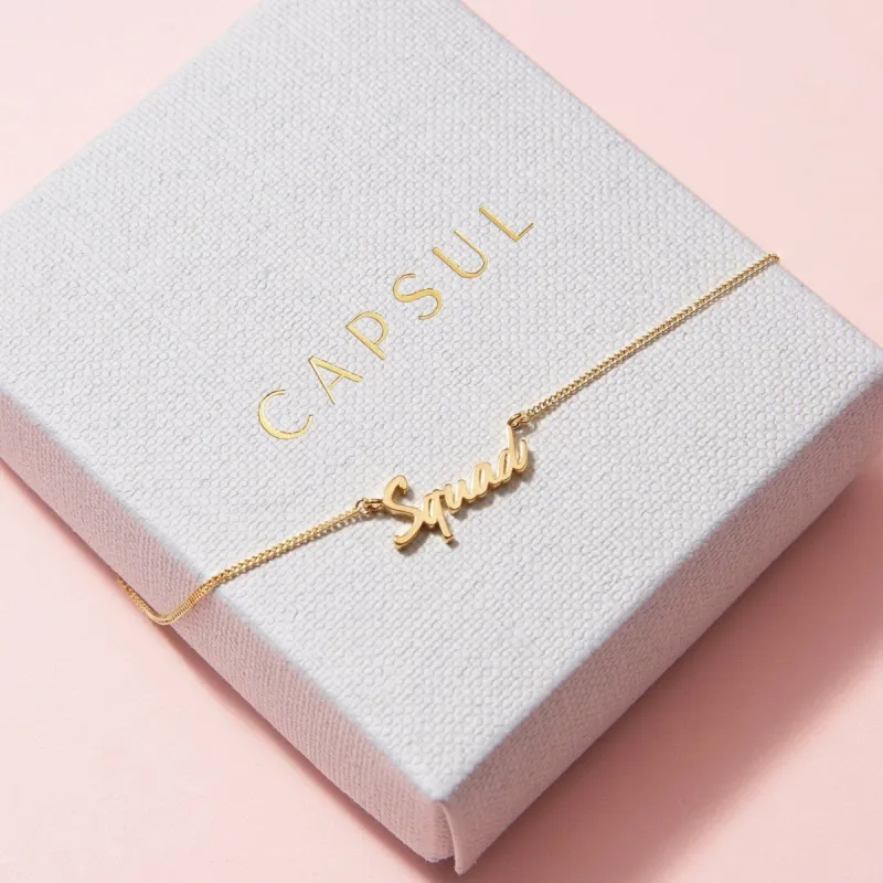 Squad Signature Necklace sold by Capsul Jewelry