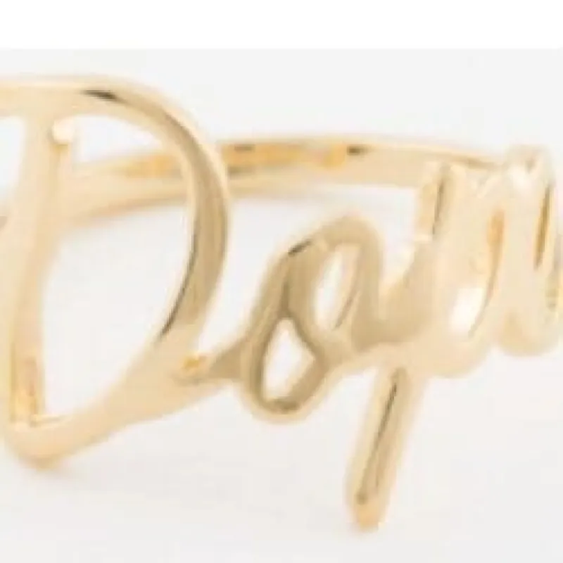 Dope Signature Ring sold by Capsul Jewelry