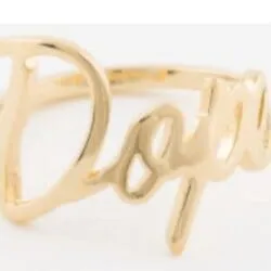 Dope Signature Ring sold by Capsul Jewelry
