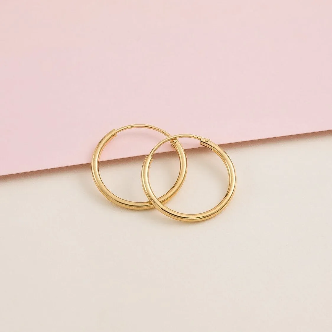 15mm Medium Hoop Earrings sold by Capsul Jewelry