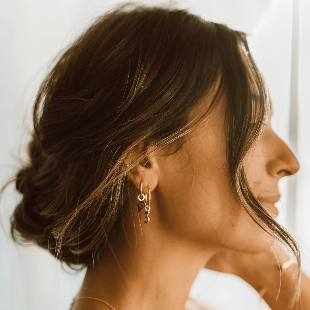 15mm Medium Hoop Earrings sold by Capsul Jewelry product image thumbnail 4