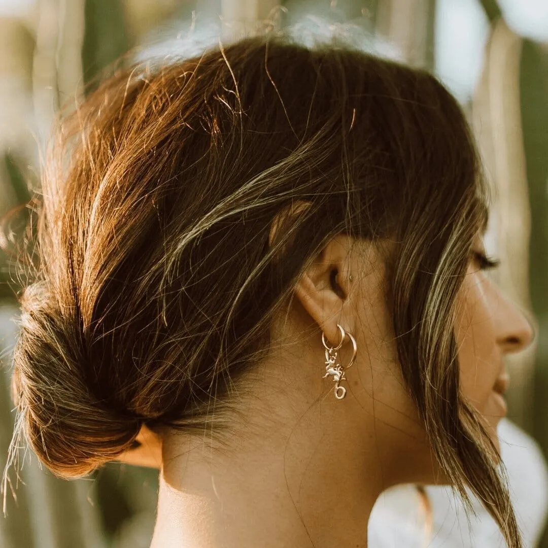 15mm Medium Hoop Earrings sold by Capsul Jewelry product image thumbnail 2