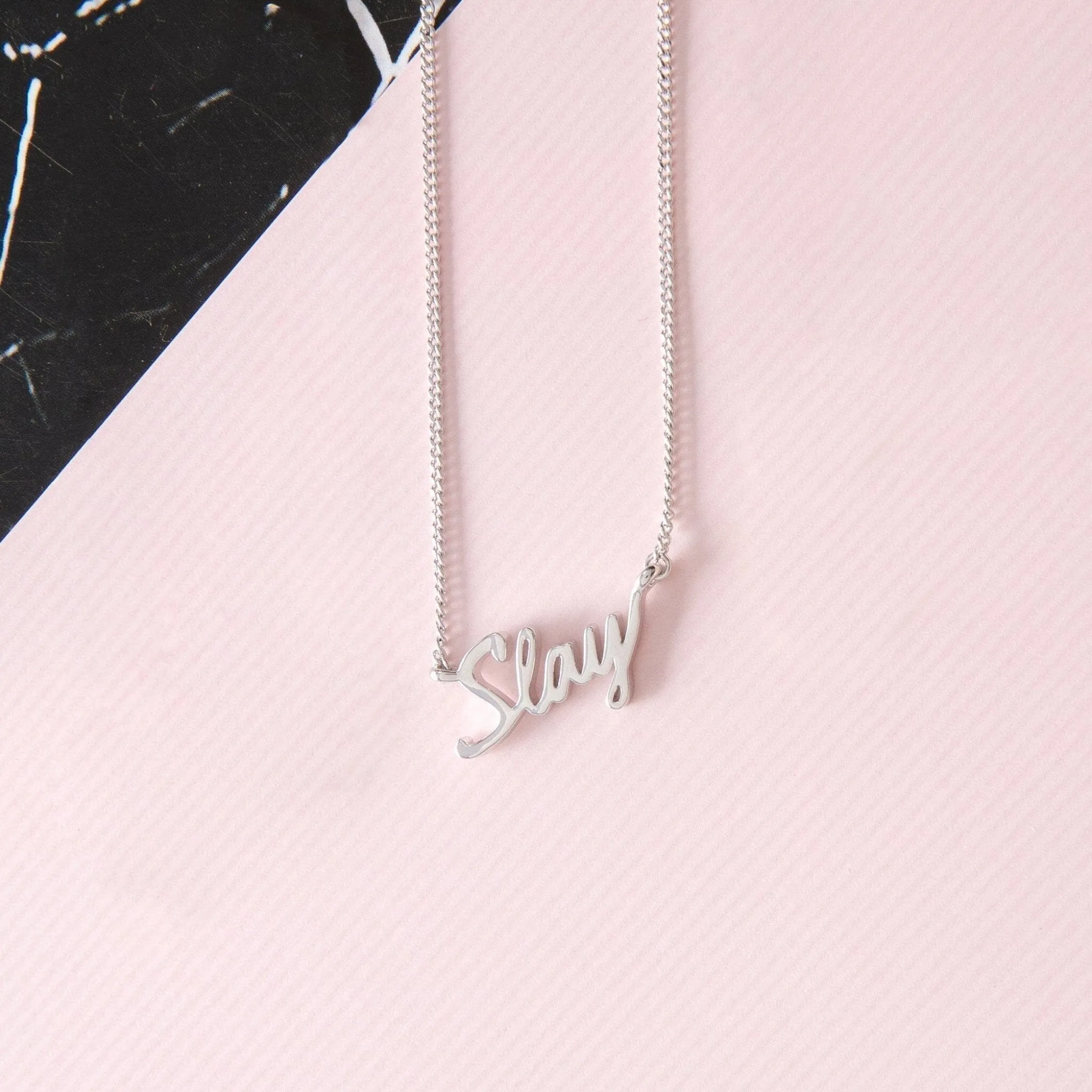 Slay Signature Necklace sold by Capsul Jewelry product image thumbnail 4