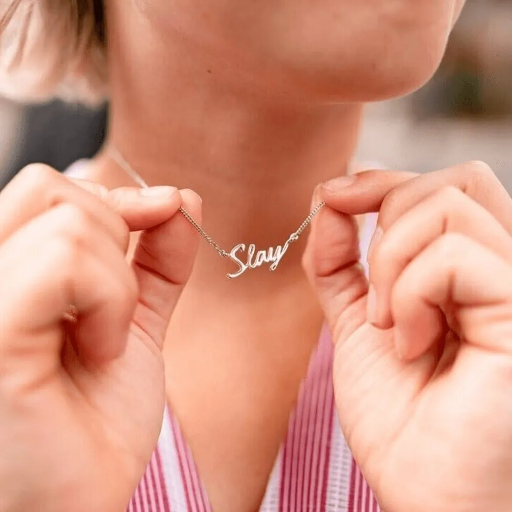 Slay Signature Necklace sold by Capsul Jewelry product image thumbnail 2