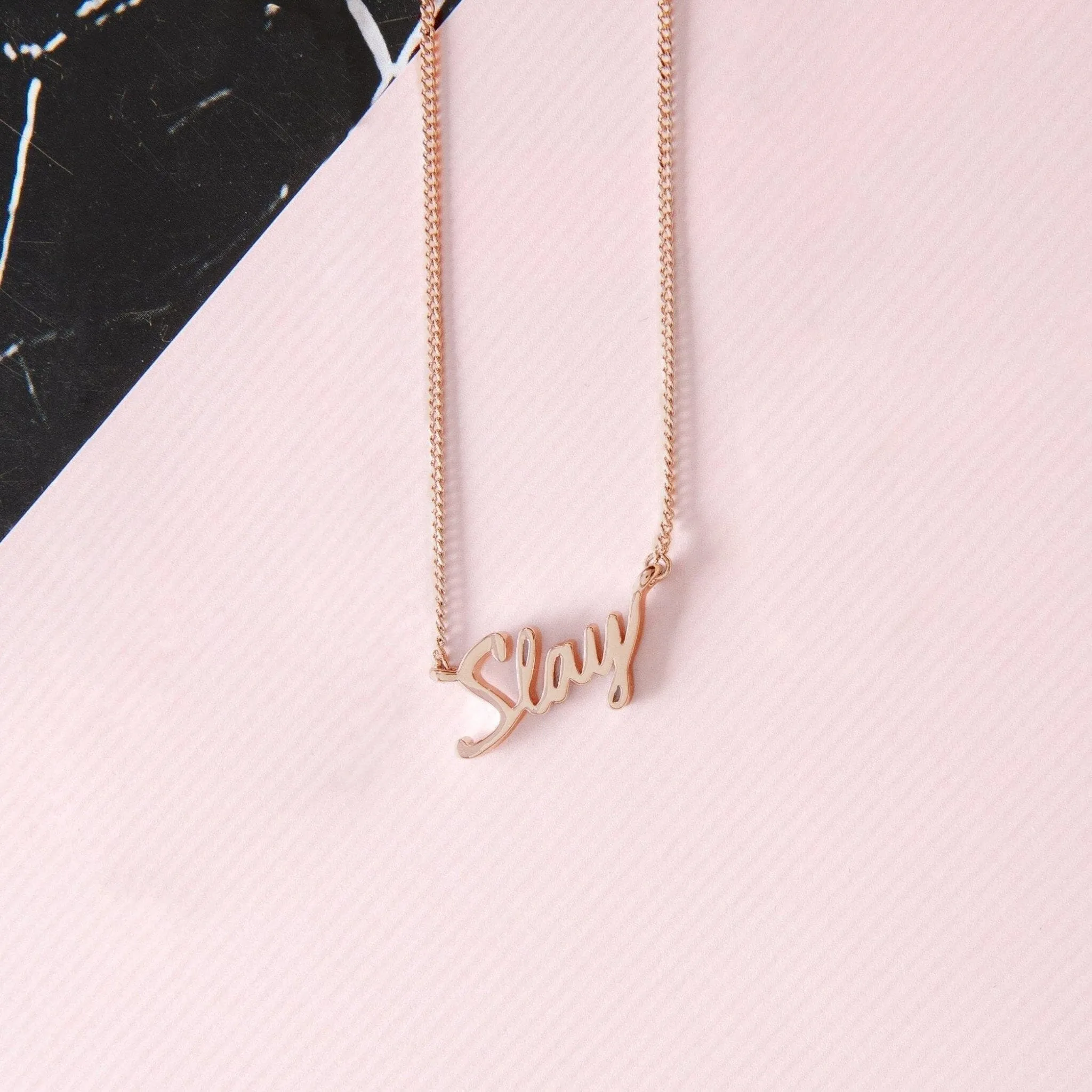 Slay Signature Necklace sold by Capsul Jewelry product image thumbnail 5
