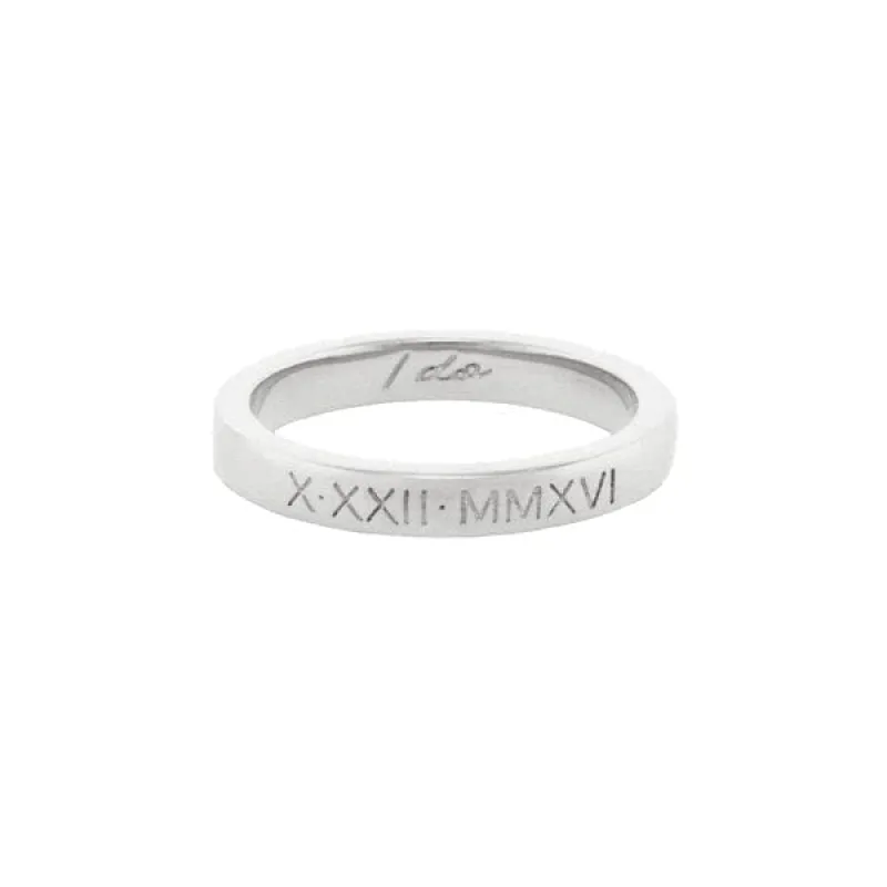 Custom Thin Classic Ring sold by Capsul Jewelry