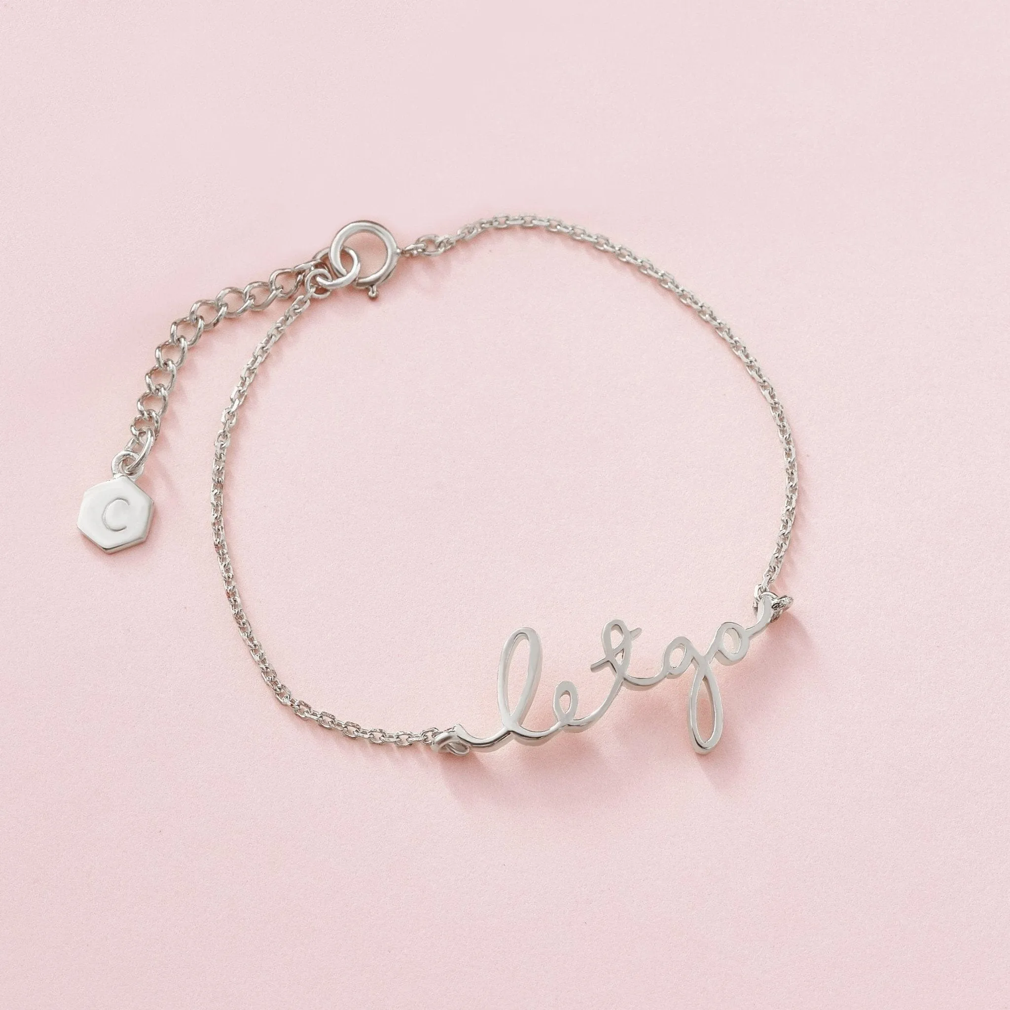 Sterling Silver Let Go Signature Bracelet sold by Capsul Jewelry product image thumbnail 3
