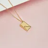 Love Letter Envelope Necklace sold by Capsul Jewelry