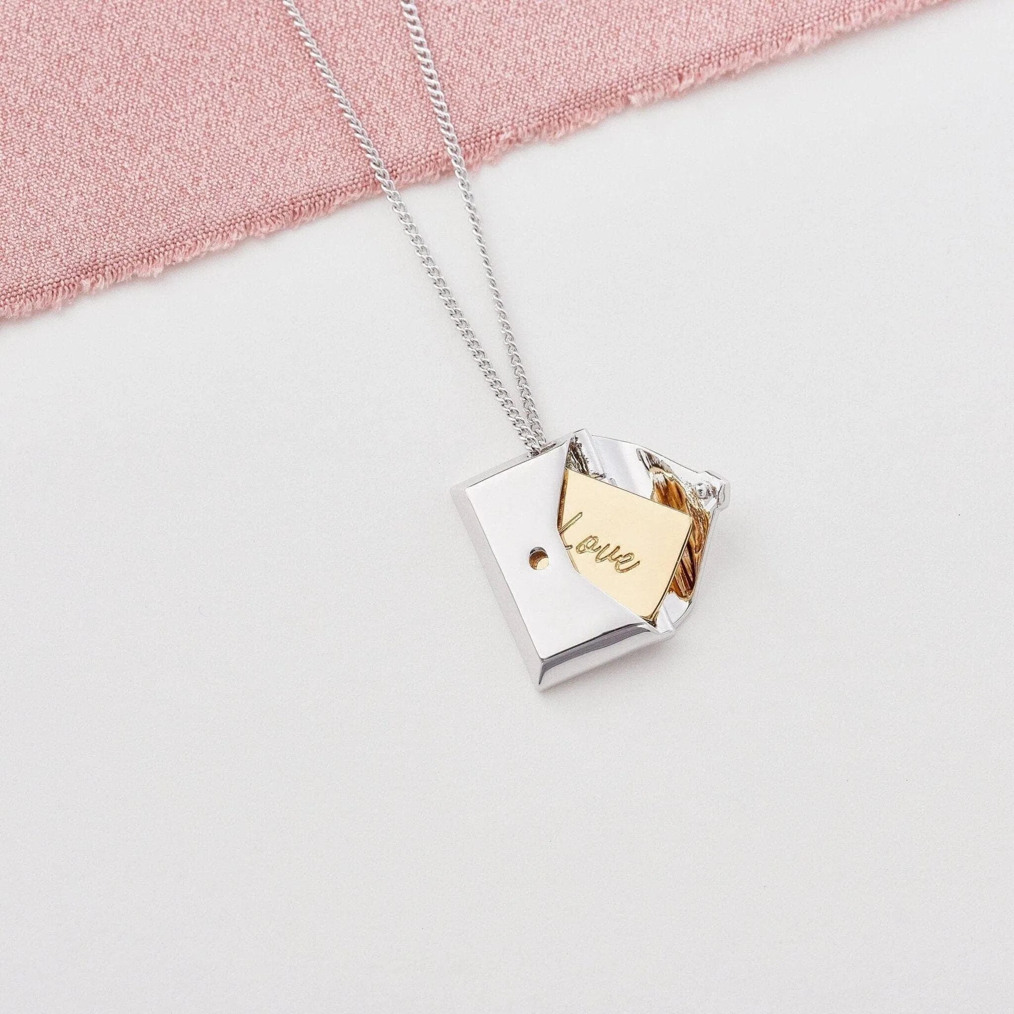 Love Letter Envelope Necklace sold by Capsul Jewelry product image thumbnail 5