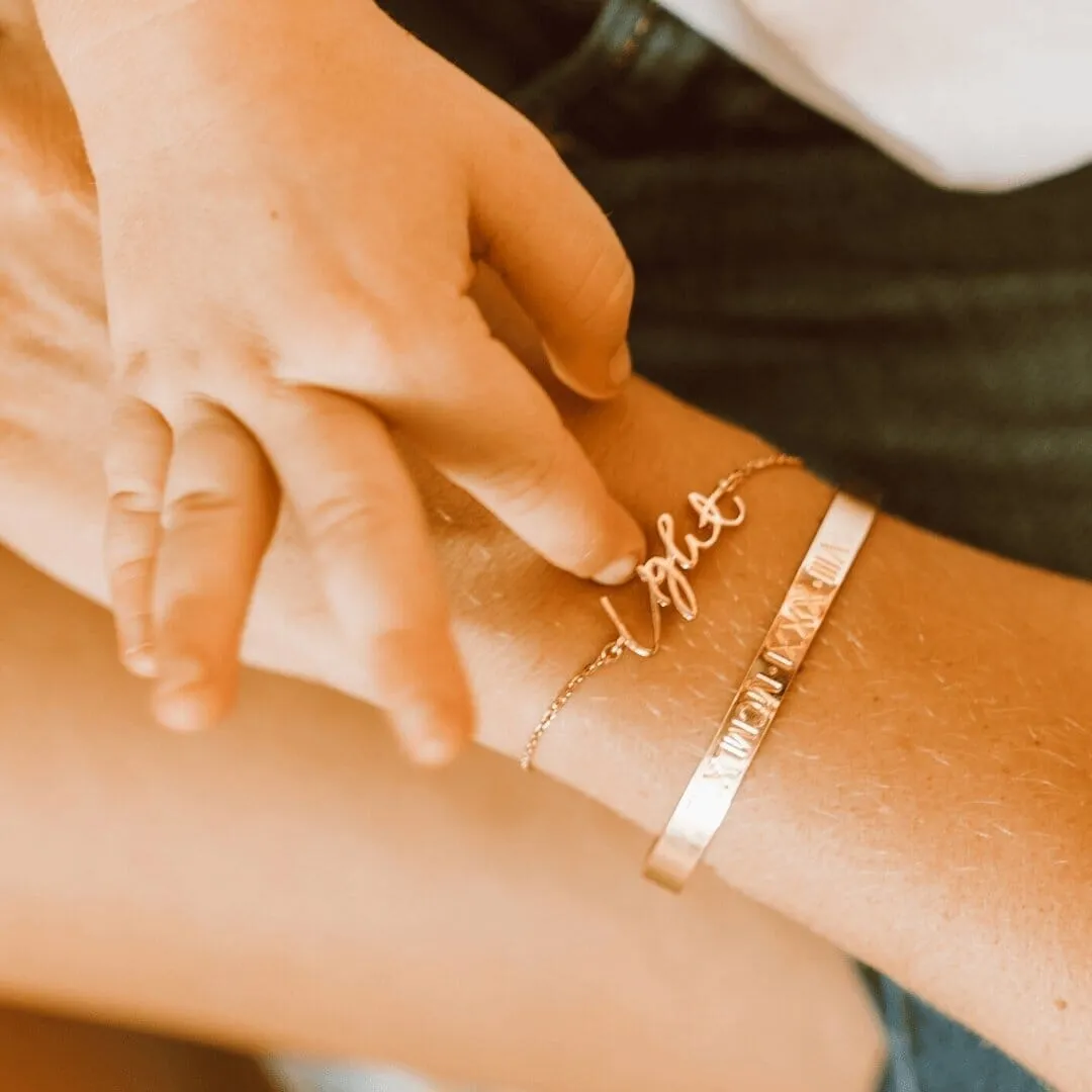 Sterling Silver Light Signature Bracelet sold by Capsul Jewelry product image thumbnail 3