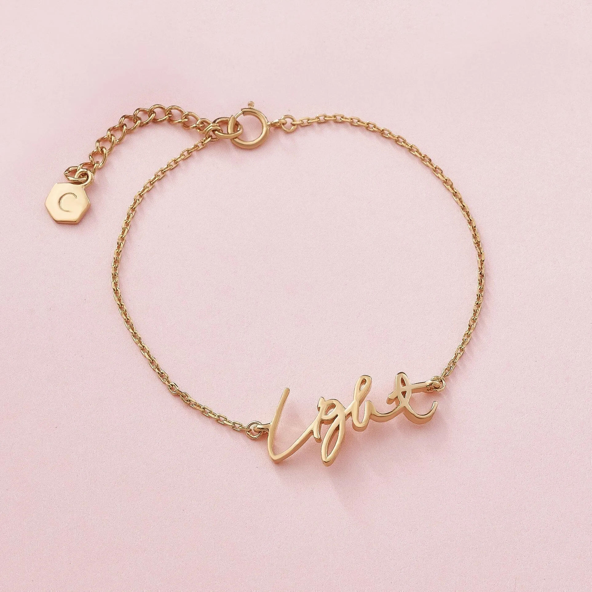 Sterling Silver Light Signature Bracelet sold by Capsul Jewelry