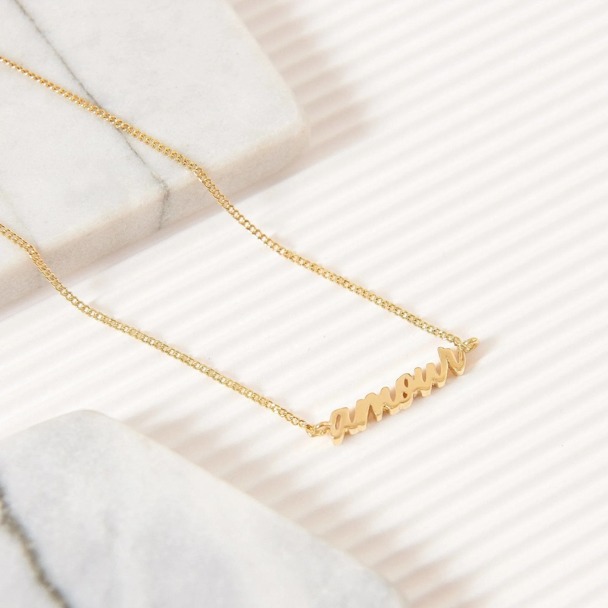 Amour Signature Necklace sold by Capsul Jewelry