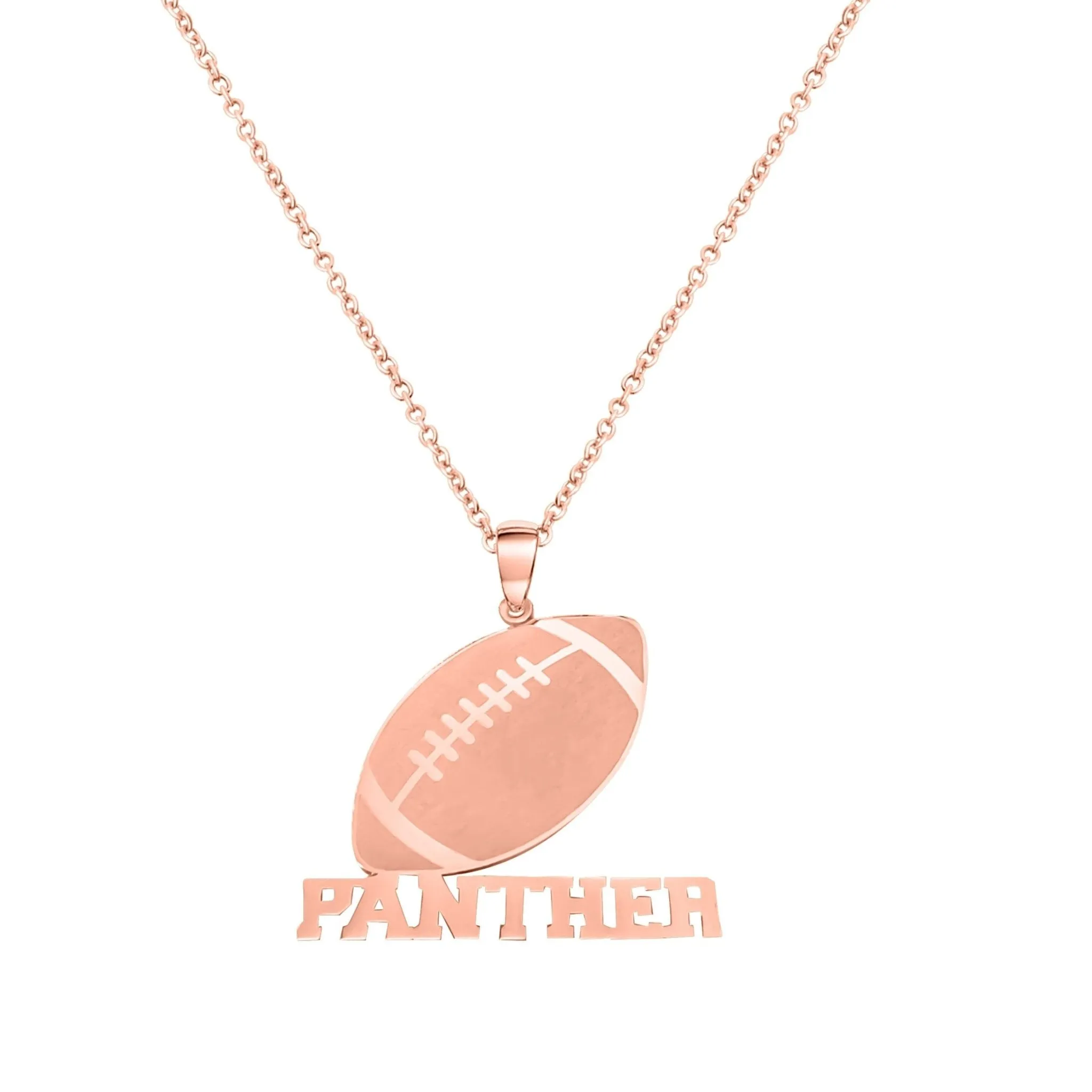 Custom Football Star Necklace sold by Capsul Jewelry product image thumbnail 4