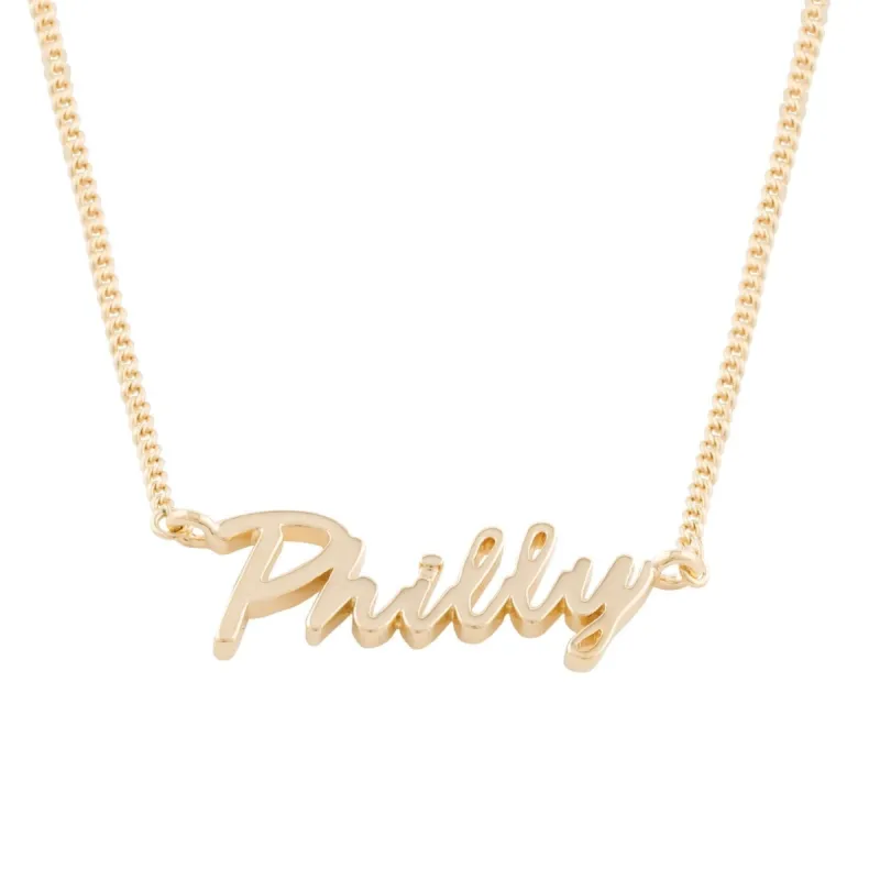 Philly Signature Necklace sold by Capsul Jewelry
