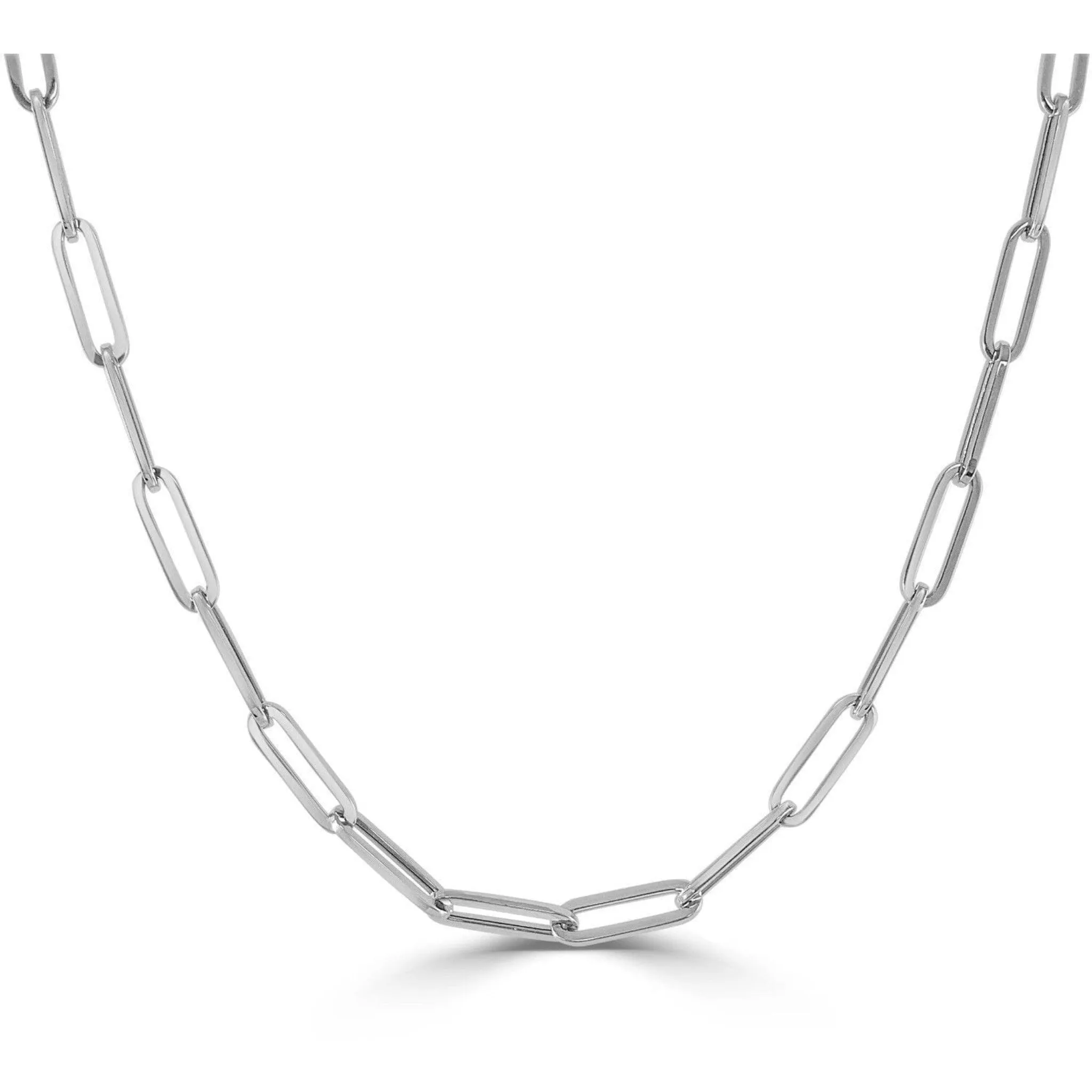 Large Paperclip Chain Necklace sold by Capsul Jewelry product image thumbnail 5