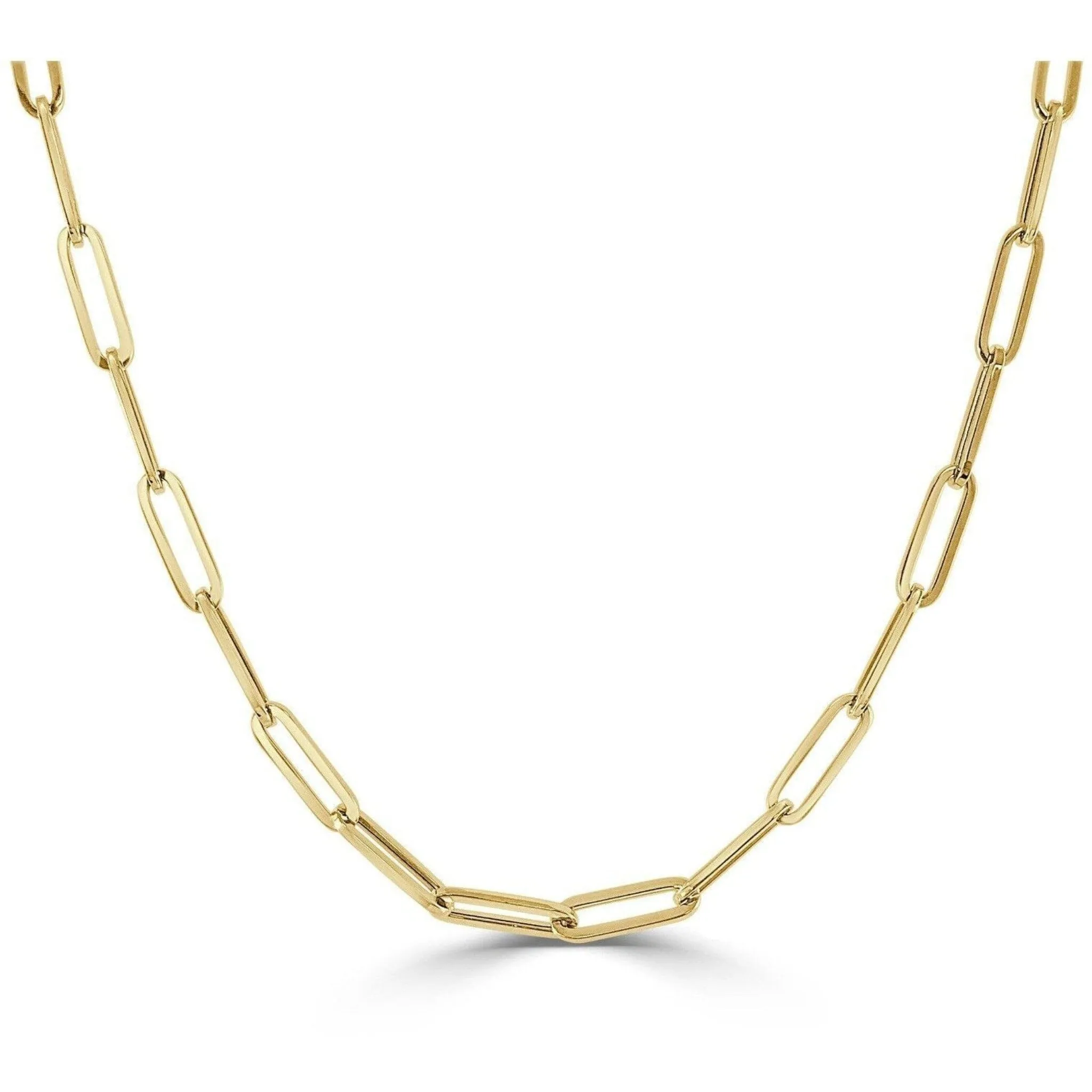 Large Paperclip Chain Necklace sold by Capsul Jewelry