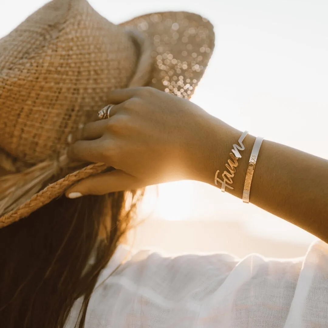 Custom Signature Cuff sold by Capsul Jewelry product image thumbnail 2