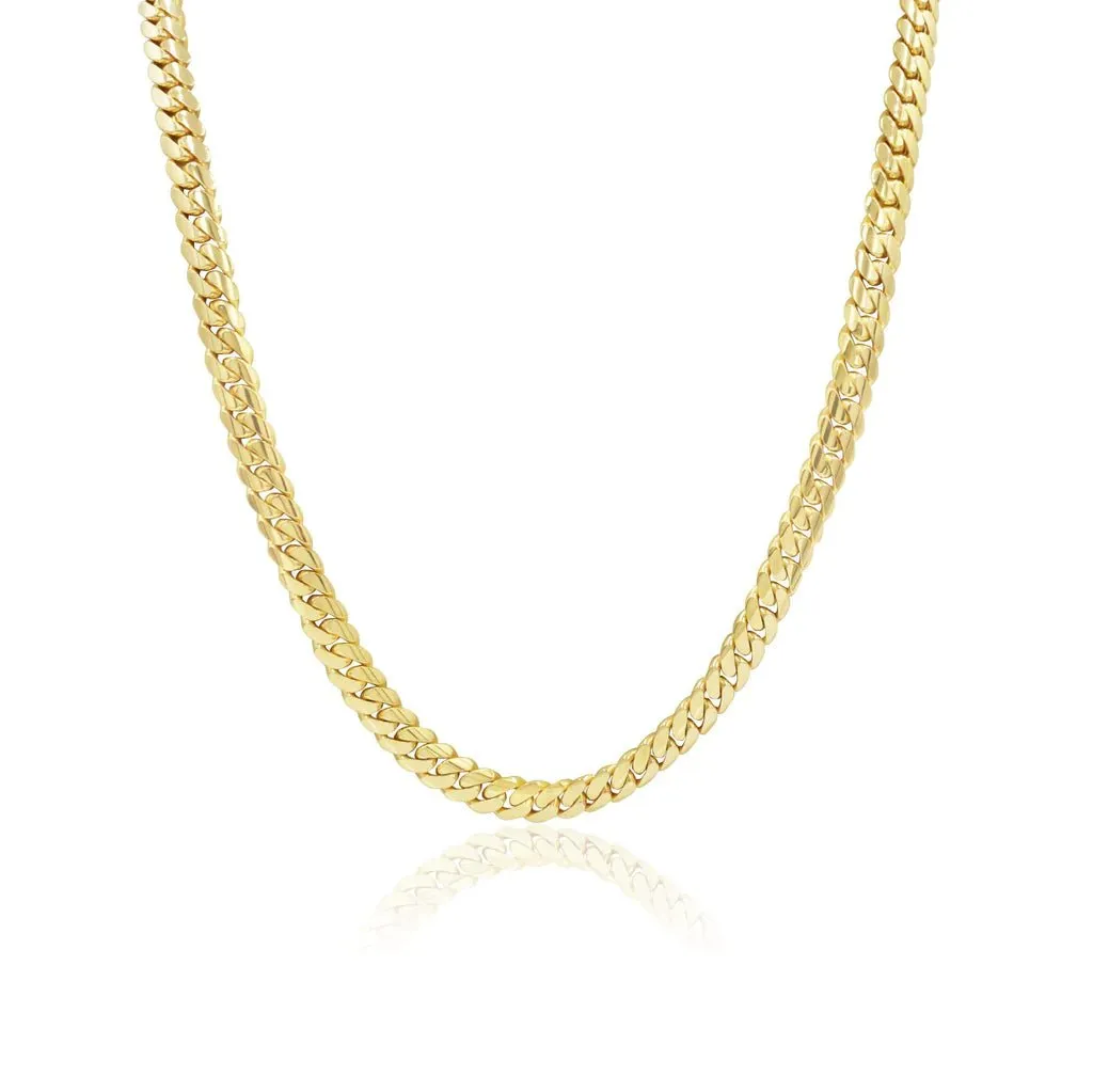 8mm Medium Classic Havana Cuban Chain Necklace sold by Capsul Jewelry