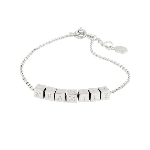 #Family Mini-Block Bracelet sold by Capsul Jewelry product image thumbnail 3