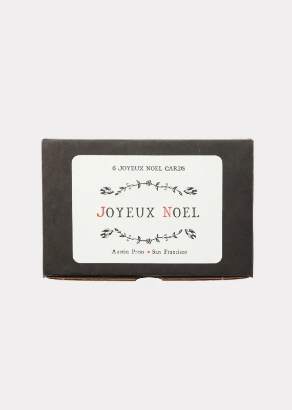 AUSTIN PRESS JOYEUX NOEL GREETING CARDS (SET OF 6) sold by Caramel