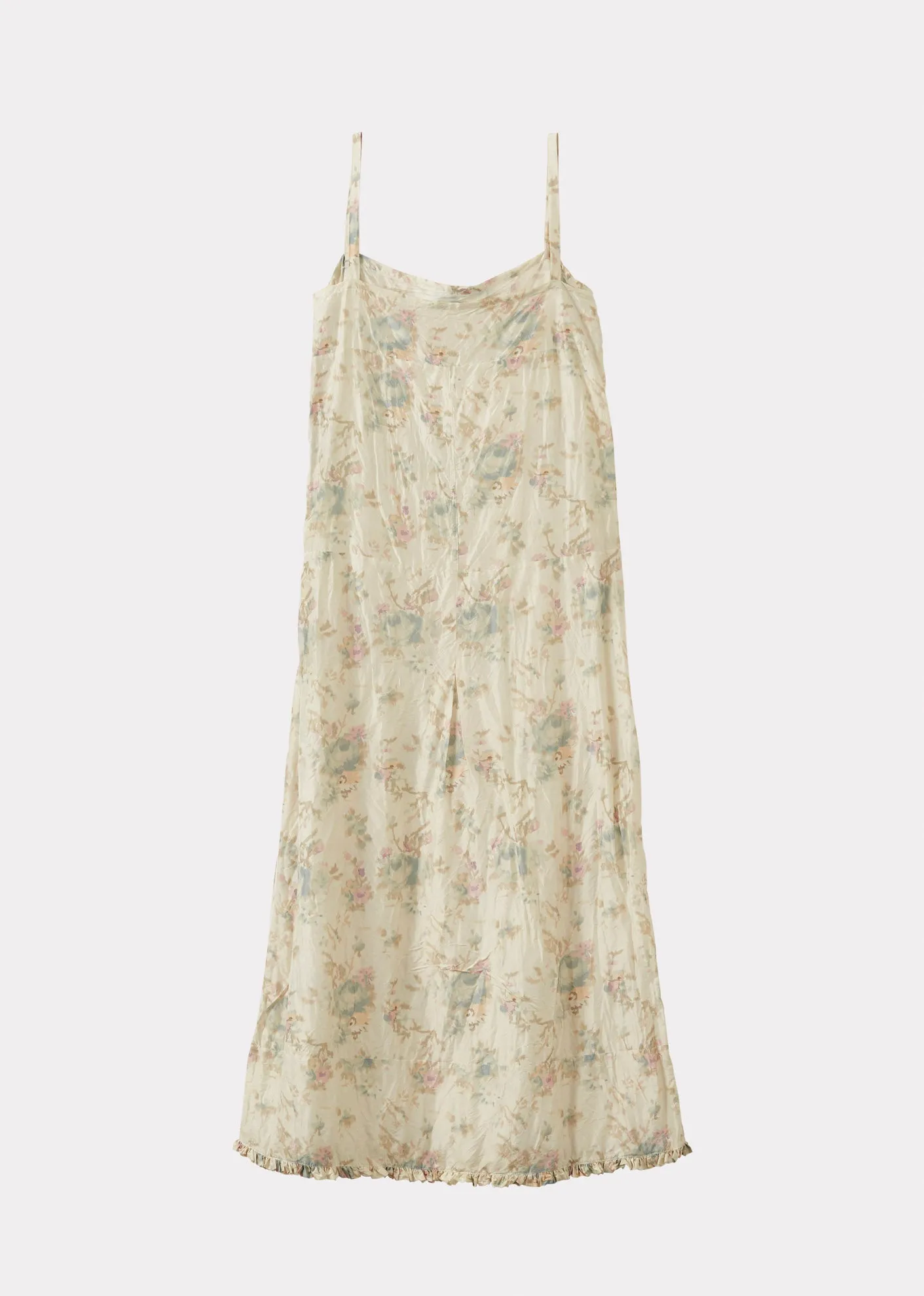 WOMEN'S A-LINE SLIP DRESS - BLUE ROSE PRINT sold by Caramel product image thumbnail 3