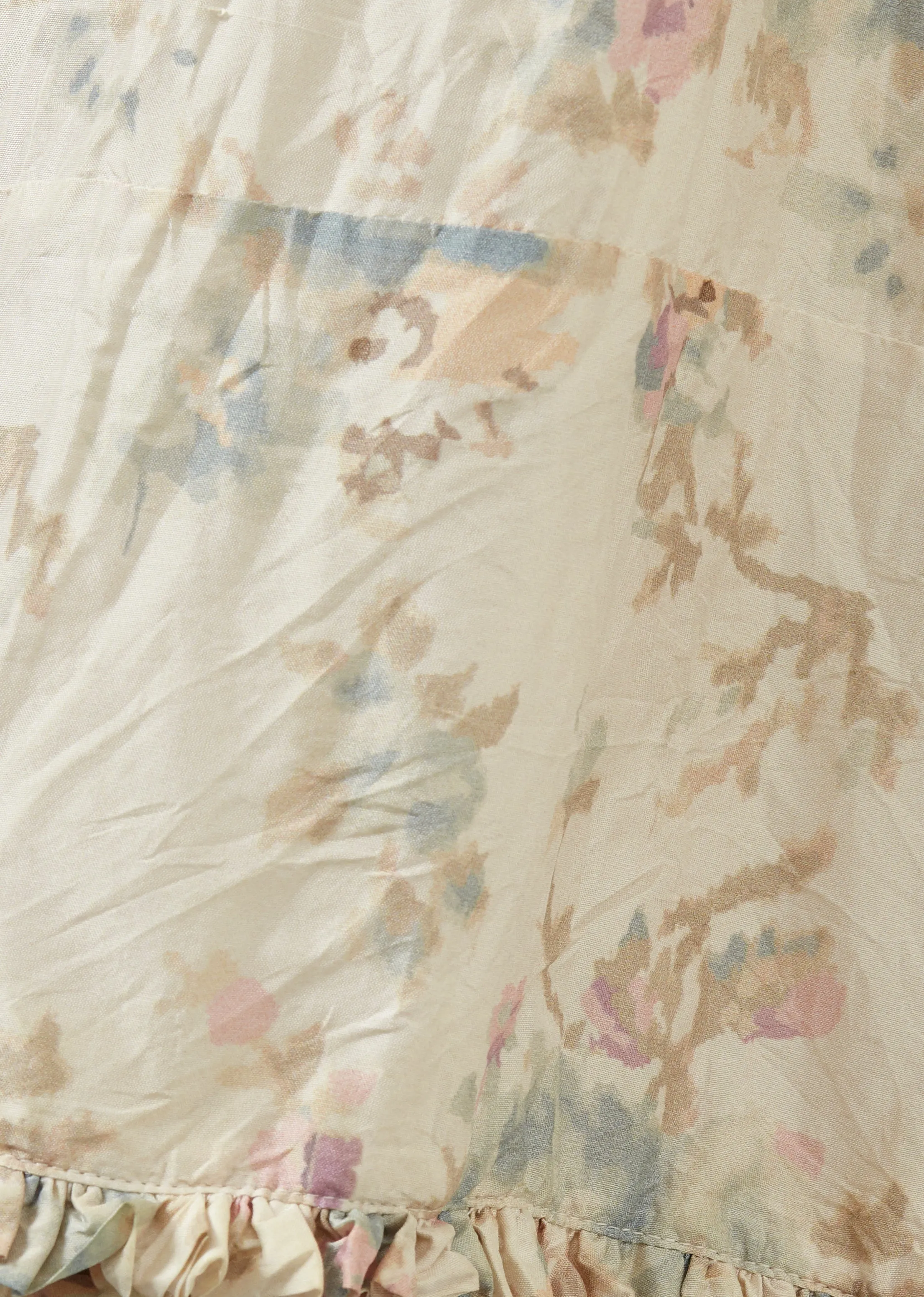 WOMEN'S A-LINE SLIP DRESS - BLUE ROSE PRINT sold by Caramel product image thumbnail 2