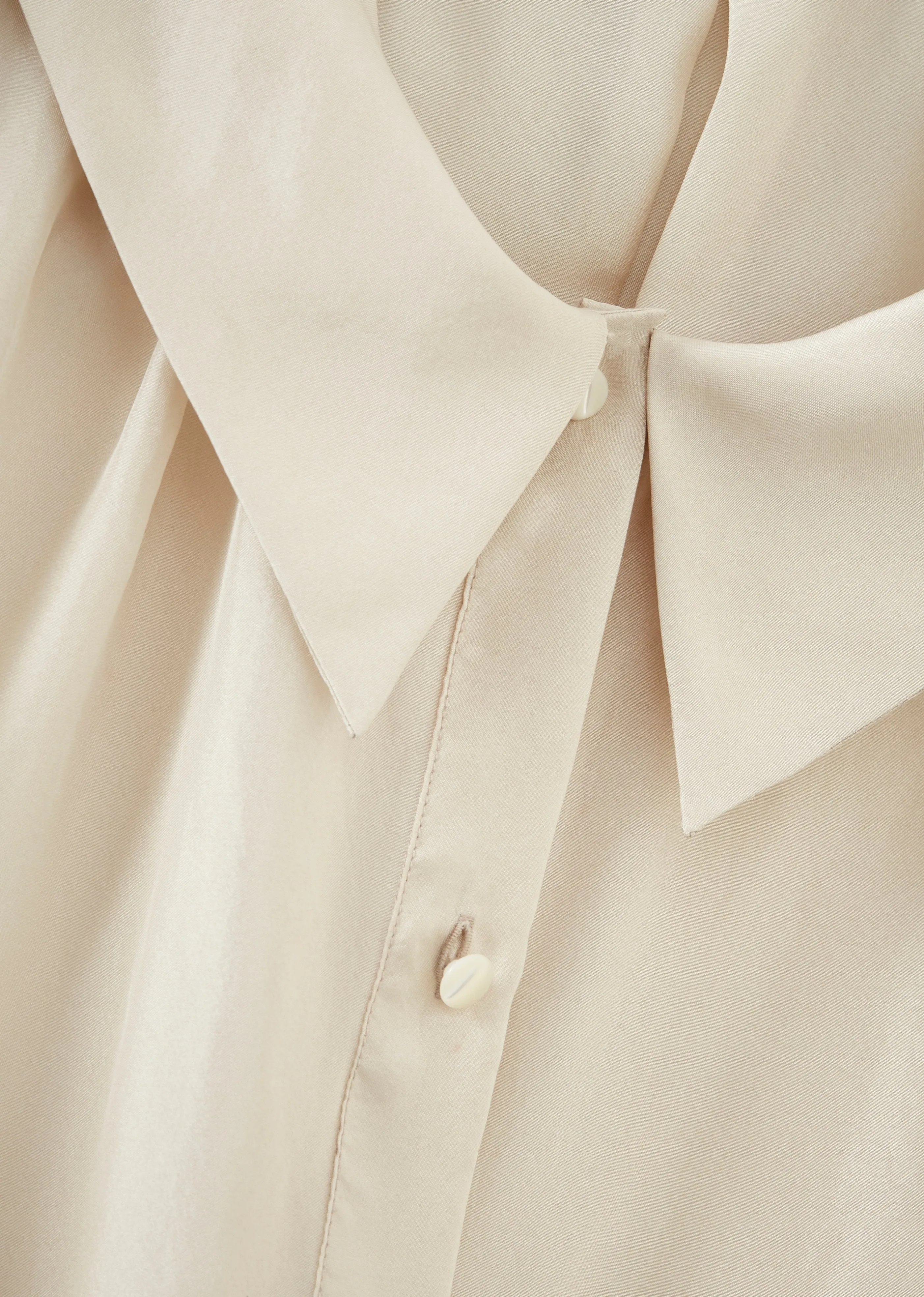 LAINA WOMEN'S SILK BLOUSE - ECRU sold by Caramel product image thumbnail 2