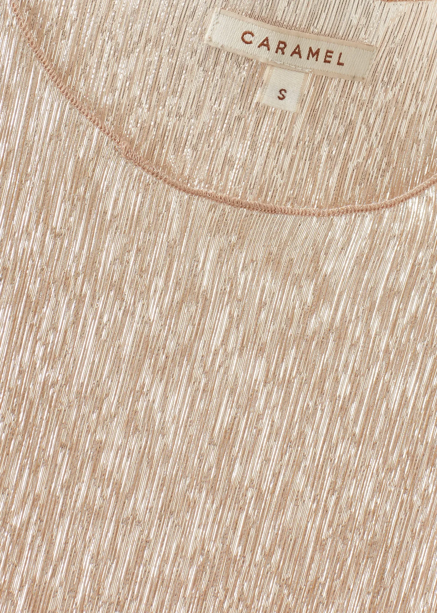 WOMEN'S SILK VEST - CHAMPAGNE sold by Caramel product image thumbnail 2