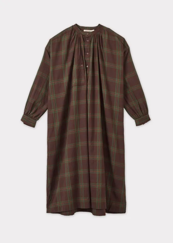 YEW WOMEN'S DRESS - BROWN/GREEN/TARTAN sold by Caramel