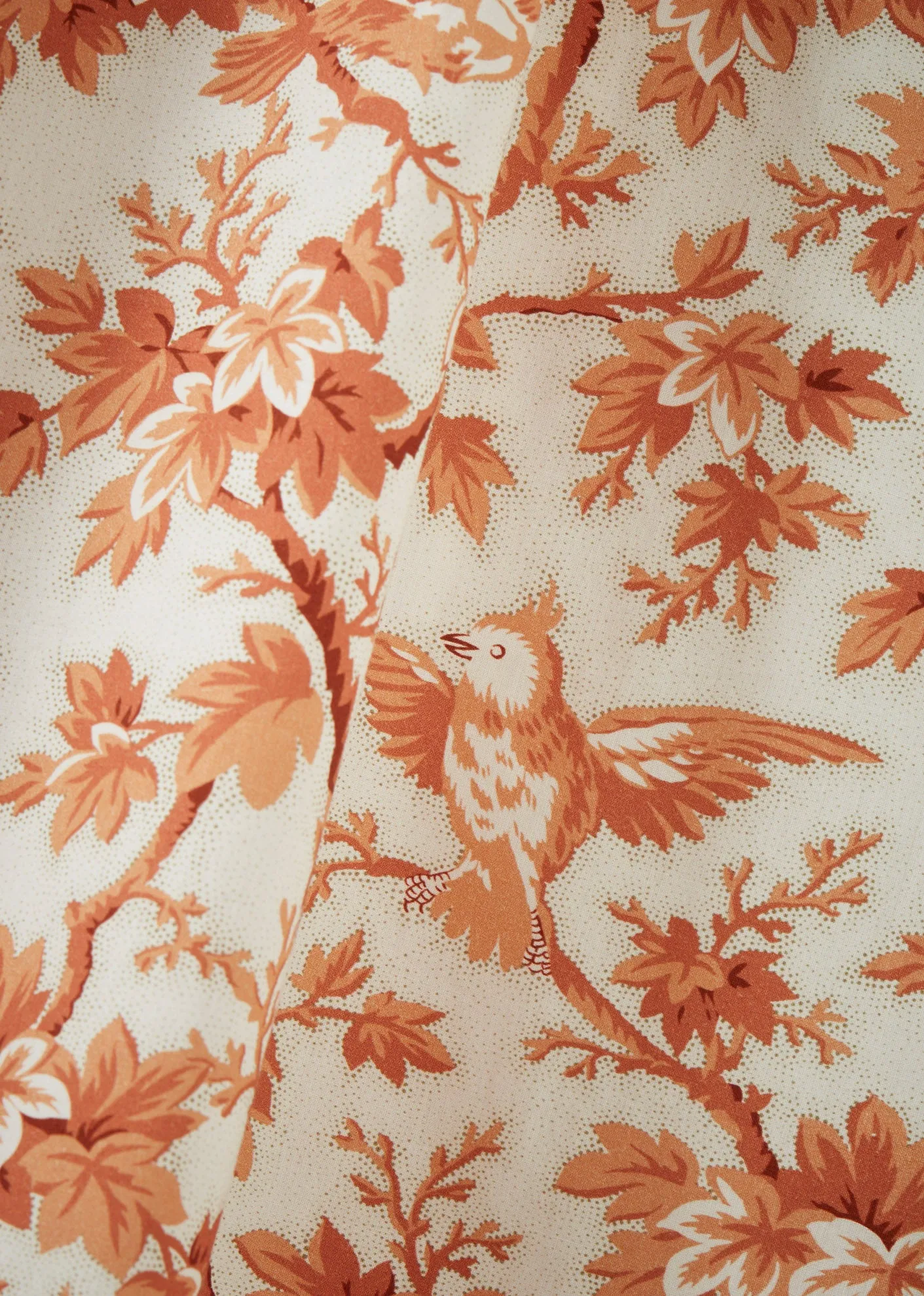 WOMEN'S NIGHT ROBE - ORANGE TREE TOP PRINT sold by Caramel product image thumbnail 4