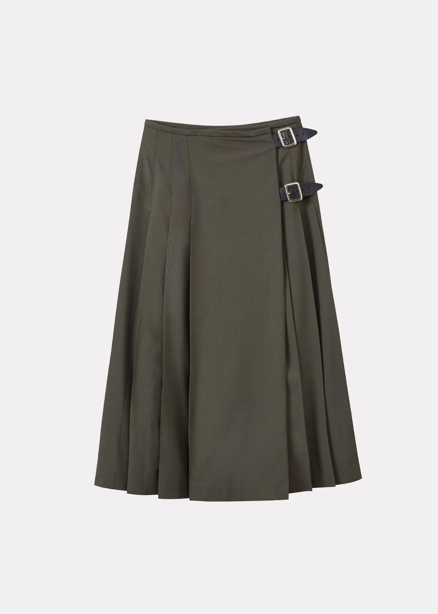WOMEN'S WOOL KILT - GREEN sold by Caramel