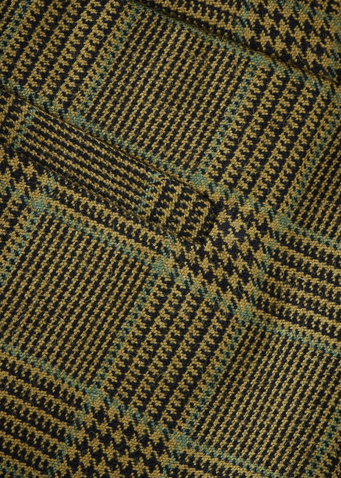 WOMAN KICK FLARE TROUSER - YELLOW / BLACK CHECK sold by Caramel product image thumbnail 3