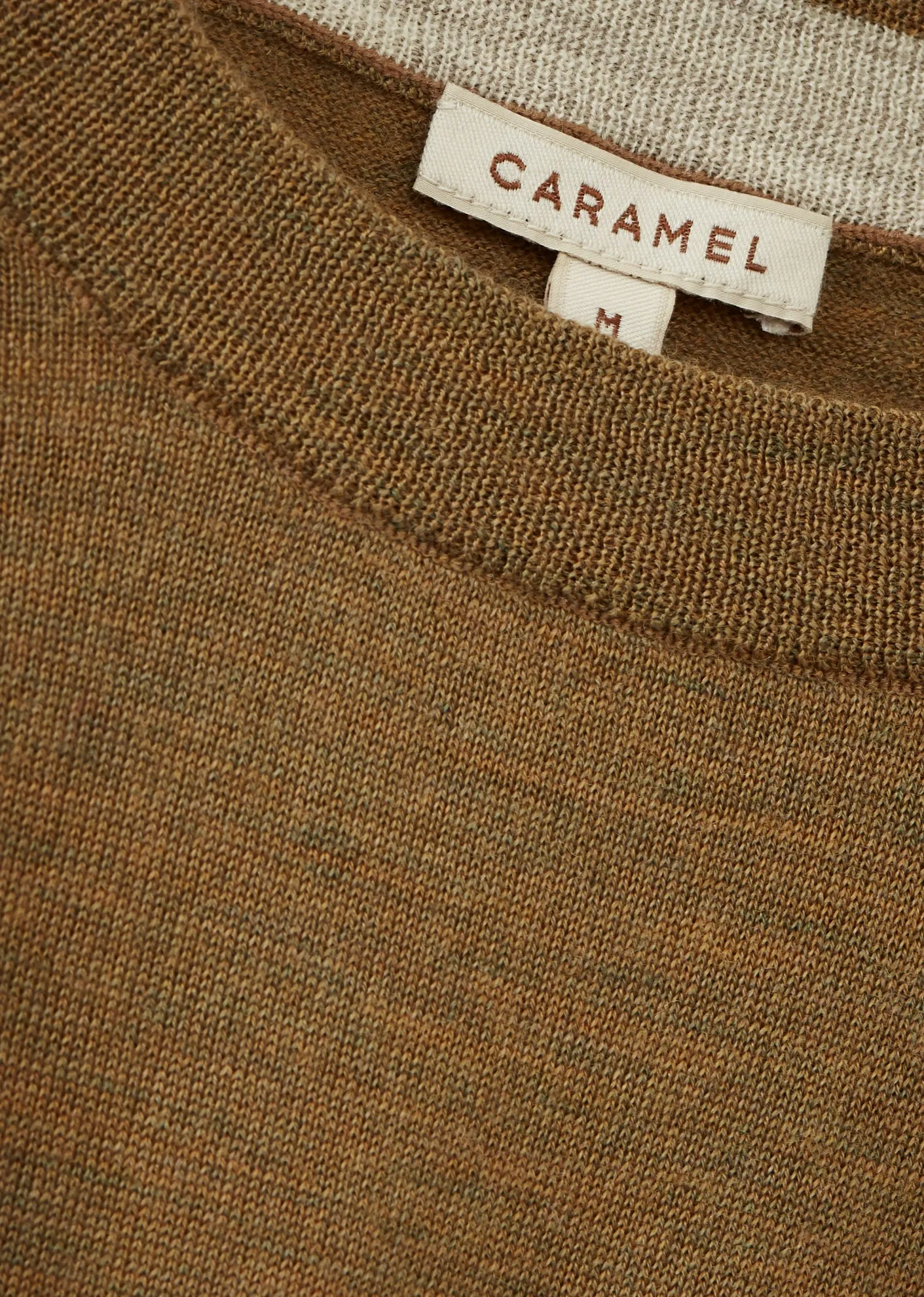 KEIRA WOMEN'S MERINO WOOL JUMPER - OCHRE sold by Caramel product image thumbnail 4