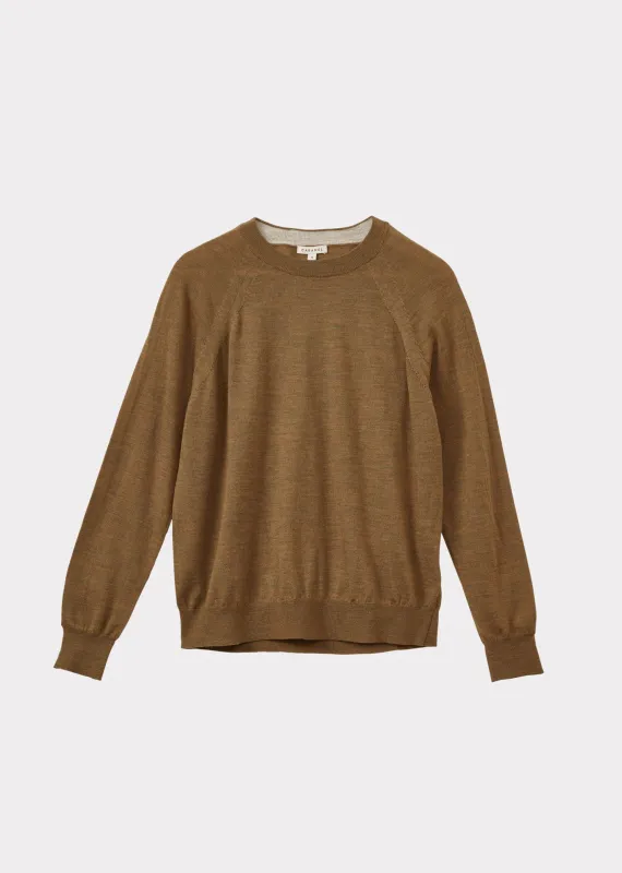 KEIRA WOMEN'S MERINO WOOL JUMPER - OCHRE sold by Caramel