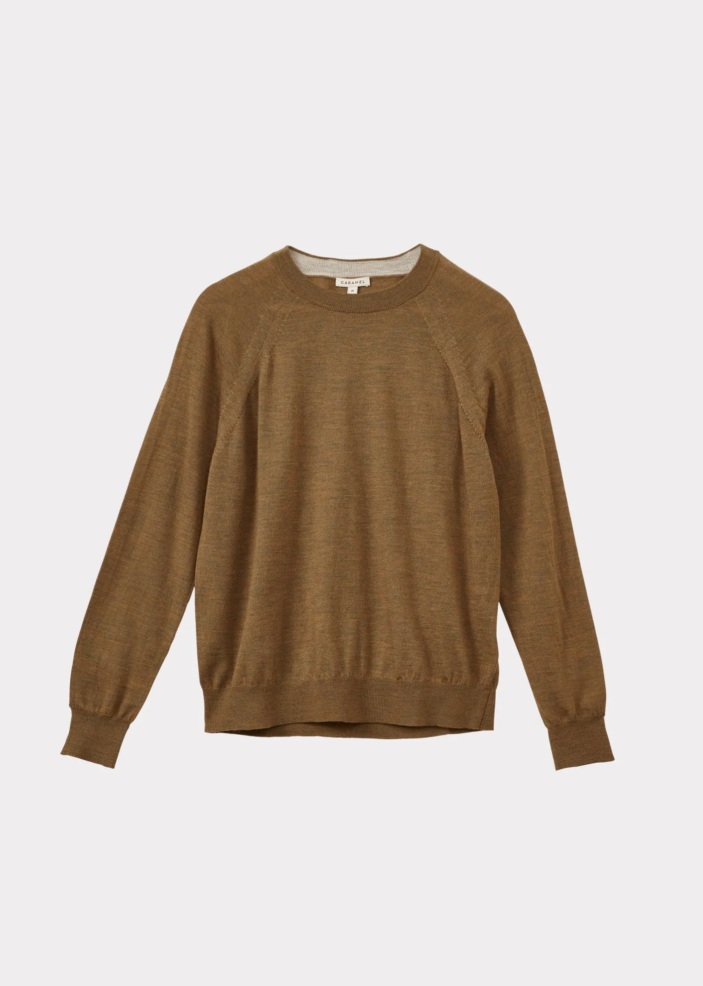 KEIRA WOMEN'S MERINO WOOL JUMPER - OCHRE sold by Caramel